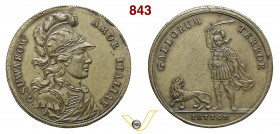 1799 - Suwarow liberatore dell'Italia Henn. 904 Opus manca mm 32 Æ SPL