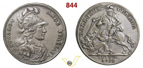 1799 - Suwarow liberatore dell'Italia Henn. 905 Opus manca mm 32 Æ argentato SPL