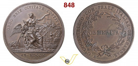 1799 - Brescia al Prefetto austriaco Cocastelli Essl. 2478 / Jul. 679 Opus Salwirch mm 51 Æ qFDC