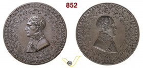 1799 - Bonaparte Primo Console (repoussé) Br. 12 - repoussé Opus manca mm 42 Cu FDC