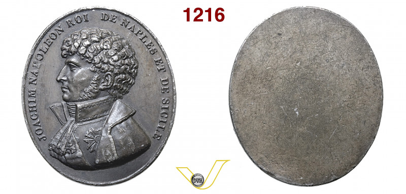 1808 - Murat Re di Napoli (var. clichè e non repoussé) Br. 731 BIS (var) - clich...