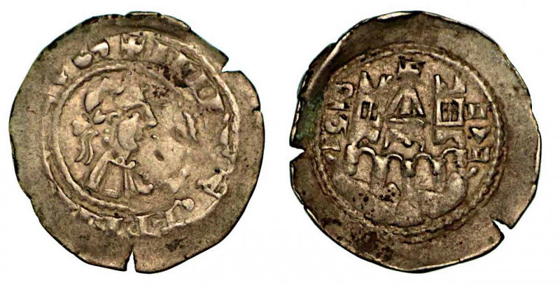 BERGAMO. Comune, a nome di Federico II (1194-1250). Denaro scodellato, anni 1256...