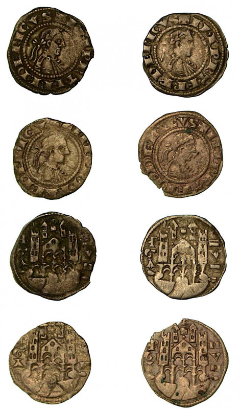 BERGAMO. Comune, a nome di Federico II (1194-1250). Lotto di quattro esemplari. ...