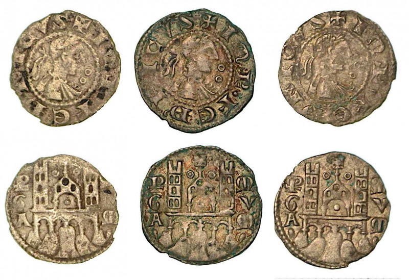 BERGAMO. Comune, a nome di Federico II (1194-1250). Lotto di tre esemplari. Dena...