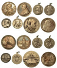 Lotto di otto medaglie in argento di papa Giovanni XXIII sia annuali che straordinarie. SPL