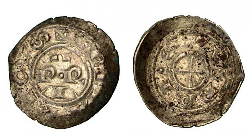 BRESCIA. Comune (1186-1254?). A nome di Federico I, 1155-1190. Denaro scodellato...