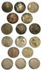 NAPOLI. Lotto di otto monete. Carlo II, 1665-1700. Ducato 1689. Carlo di Borbone, 1734-1759. Piastre da 120 Grana (1734 - 1735 - 1749 - 1750 - 1753 - ...