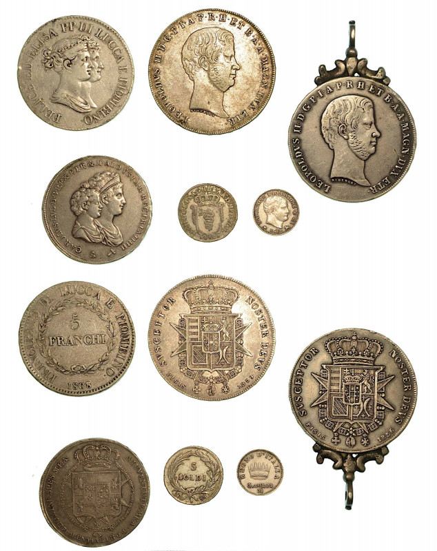 ITALIA - VARIE. Lotto di sei monete. Lombardo Veneto. Giuseppe II, 1765-1790. Da...