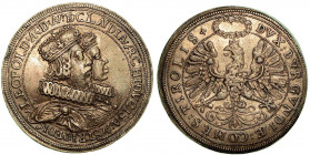 AUSTRIA. Leopoldo V, 1619-1632. 2 Thaler s.d. Busti a d. R/ Aquila coronata. KM# 639. DAV. 3331. Arg. g. 57,3. q.BB

Brillante patina di monetiere