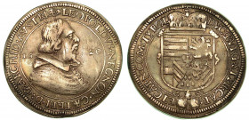 AUSTRIA. Leopold V, 1619-1632. Thaler 1620. Busto a d. R/ Stemma coronato. DAV. 3328. Arg. g. 28,24. MB. Consueta ondulazione per la tipologia.