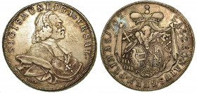 AUSTRIA - SALISBURGO. Sigismund III, 1753-1771. Thaler 1762. Busto a d. R/ Stemma coronato. KM# 403,1, DAV. 1257. Arg. g. 28,02. MB/BB