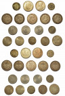 AUSTRIA-UNGHERIA. Lotto di diciotto monete 1875-1959. 5 Korona, Pengo, Schilling vari anni e nominali. Varie conservazioni da MB a SPL.. Esemplari in ...