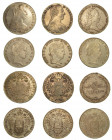 AUSTRIA. Lotto di cinque monete e una medaglia. Thaler 1844 (BB-graffi) - 1845 (SPL) - 1847 (SPL-cartellino Oscar Rinaldi) KM# 2240. Thaler 1780 (SPL;...