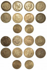 AUSTRIA. Lotto di dieci monete. 5 Korona 1848 (x 3 esemplari) - 1900 (x 3 esemplari) - 1909 (x 2 esemplari). 5 Shilling 1934-1936. Conservazioni varie...
