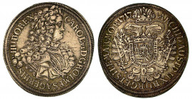 BOHEMIA. Karl VI, 1711-1740. Thaler 1717. Busto corazzato a d. R/ Aquila bicipite coronata KM# 1497. Arg. g. 28,66. BB
