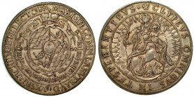 GERMANIA - BAVIERA. Maximilian I, 1598-1651. Thaler 1625. Stemma coronato. R/ Madonna con Bambino. KM# 197. Arg. g. 29,42. BB