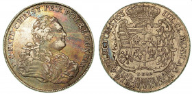 GERMANIA - SASSONIA ALBERTINA. Friedrich Christian. Thaler 1763. Busto a d. R/ Stemma coronato. KM# 962. DAV. 2677. Arg. g. 27,78. BB. Patina iridesce...