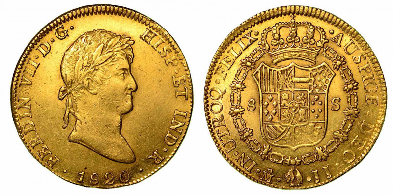 MESSICO. Fernando VII, 1808-1833. 8 Escudos 1802, zecca di Città del Messico. Bu...
