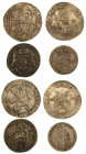 PAESI BASSI - UTRECHT. Lotto di quattro monete. Daalder 1644 (MB/BB) - 1650 (MB). Gulden 1764 (MB/BB). 1/2 Ducatone 1776 (MB). KM# 13-30-40-102.3-115....