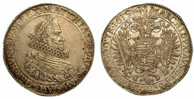 UNGHERIA. Matthias, 1612-1619. Thaler 1619. Busto a d. R/ Aquila bicipite coronata. KM# 59. Arg. g. 28,75. SPL/q.FDC
