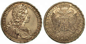 UNGHERIA. Karl VI, 1711-1740. Thaler 1735. Busto a d. R/ Aquila bicipite coronata. KM# 310.1. Arg. g. 28,54. SPL