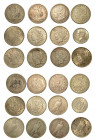 USA. Lotto di dodici monete. Trade Dollar 1874 (MB/BB) - 1878 (q.BB). Morgan Dollar 1901 (MB) - 1921 (x 3 esemplari) (BB; MB; BB). Peace Dollar 1922 (...