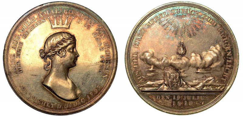 FEDERICO GUGLIELMO III RE DI PRUSSIA, 1797-1840. MORTE DELLA MOGLIE LUISA AUGUST...