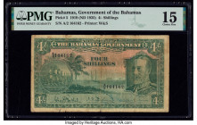 Bahamas Bahamas Government 4 Shillings 1919 (ND 1935) Pick 5 PMG Choice Fine 15. 

HID09801242017

© 2020 Heritage Auctions | All Rights Reserved