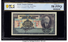 Brazil Thesouro Nacional 100 Mil Reis ND (1936) Pick 71 PCGS Banknote Choice AU 58 PPQ. 

HID09801242017

© 2020 Heritage Auctions | All Rights Reserv...