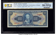 Brazil Tesouro Nacional 1000 Cruzeiros ND (1943) Pick 141a PCGS Banknote Choice AU 58 PPQ. 

HID09801242017

© 2020 Heritage Auctions | All Rights Res...