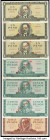 Cuba Group Lot of 14 Specimen About Uncirculated (1)-Crisp Uncirculated (Majority). minor edge stains are visible on a few examples. An unknow substan...