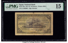 Egypt National Bank of Egypt 25 Piastres 8.8.1917 Pick 10a PMG Choice Fine 15. 

HID09801242017

© 2020 Heritage Auctions | All Rights Reserved