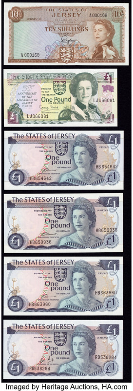 Jersey Group Lot of 6 Examples Crisp Uncirculated. 

HID09801242017

© 2020 Heri...