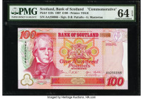 Scotland Bank of Scotland 100 Pounds 18.8.1997 Pick 123b PMG Choice Uncirculated 64 EPQ. 

HID09801242017

© 2020 Heritage Auctions | All Rights Reser...