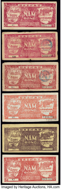 Vietnam Group of 26 Examples Very Fine-Choice Uncirculated. This lot includes a ...