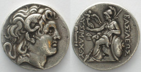 THRACE. Kingdom, Lysimachos, AR Tetradrachm, 297-282 BC, Lampsakos mint, XF-!