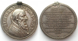 GERMANY. Pope Stephan V, Silver Serial Medal 1709-1742, 38mm, VF+, very rare!