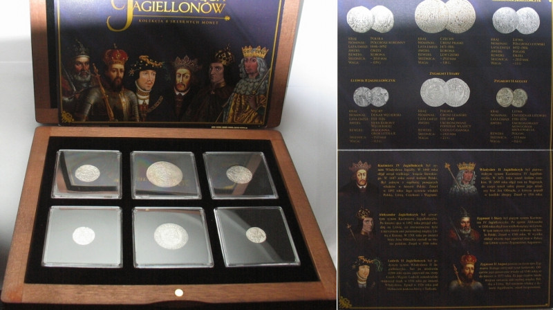 POLAND. Silver Set "The Power of the Jagiellonians" (6)
Collection of 6 genuine...