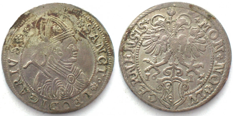 SWISS CANTONS. Luzern, Dicken 1612, St. Leodegar, silver, XF!
HMZ 2-635d. Well ...