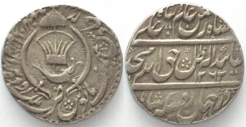 INDIA. Awadh, Rupee AH 1262-4 (1849), Muhammadabad mint, Amjad Ali Shah, silver,...