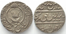 INDIA. Awadh, Rupee AH 1262-4 (1849), Muhammadabad mint, Amjad Ali Shah, silver, XF.