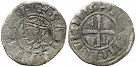 Sancho IV (1284-1295). León. Seisén. (AB. 311 var de leyenda). 0,65 g. Escasa. MBC.
