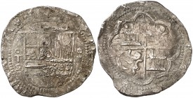 s/d. Felipe II. Toledo. . 4 reales. (Cal. 414). 13,19 g. MBC-.