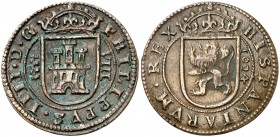 1624. Felipe IV. Segovia. 8 maravedís. (Cal. 1527). 6,10 g. MBC.