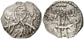 Bulgaria. Ivan Stracimir (1371-1395). Vidin. 1/2 grosso. 0,45 g. Vellón. MBC.