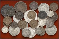 Honduras. Lote de 31 monedas de cobre, níquel y plata. A examinar. MBC-/S/C.