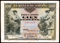 1906. 100 pesetas. (Ed. B97). 30 de junio. Sin serie. MBC.