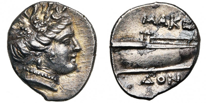 MACEDOINE, monnayage autonome, AR drachme, 196-168 av. J.-C. D/ T. de Ménade à d...