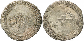 BRABANT, Duché, Philippe le Beau (1482-1506), AR briquet, 1483, Anvers. D/ Lion assis à g., ten. l''écu d''Autriche-Bourgogne. R/ Croix fleuronnée. G....