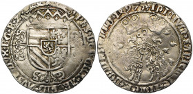 BRABANT, Duché, Philippe le Beau (1482-1506), AR toison d''argent, 1497, Anvers. D/ Ecu couronné d''Autriche-Bourgogne sur une croix feuillue. R/ Le b...
